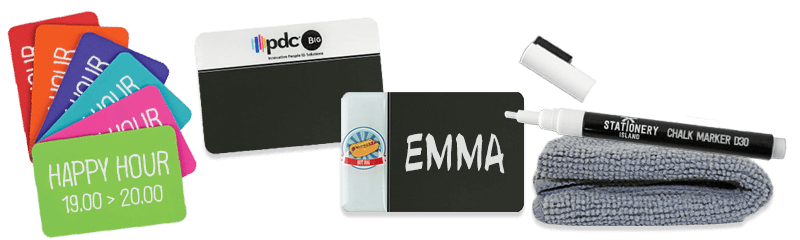 Schoolbordbadges