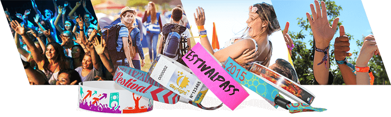 Polsbandjes voor festivals & concerten