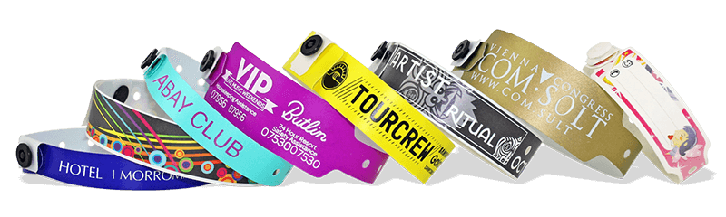 Bedrukte plastic polsbandjes