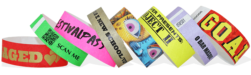 Gepersonaliseerde Tyvek-polsbandjes