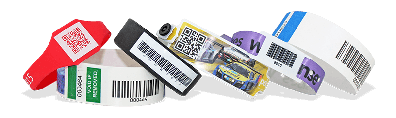 Polsbandjes met barcodes