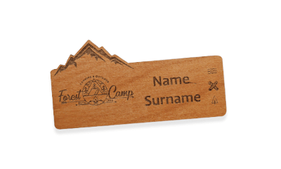 Milieuvriendelijke naambadges