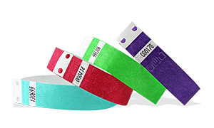 Pre-genummerde Tyvek polsbandjes 19 mm