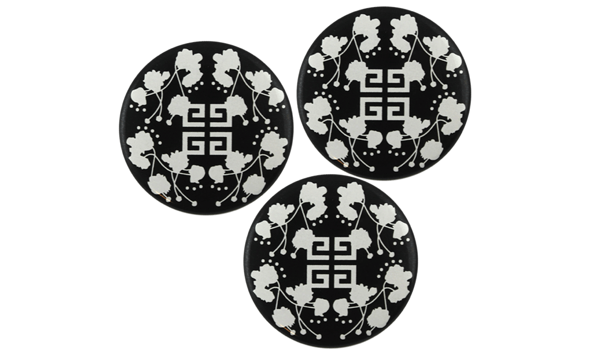 Knop badge 38mm Rond