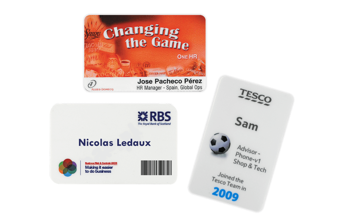Event Badge 86mm X 54mm (PVC)