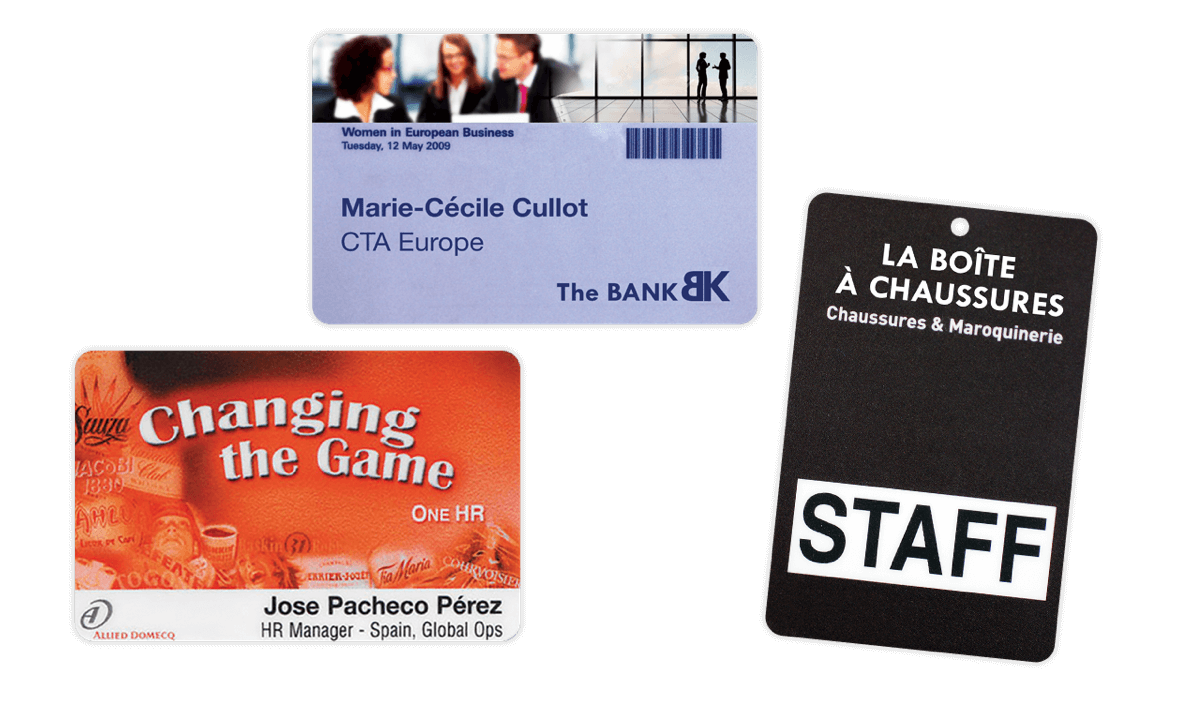 Event Badge 95mm X 62mm (PVC)
