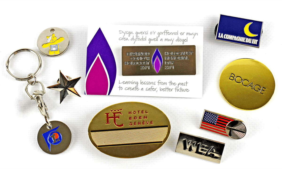 Zachte glazuur Metaal Badges