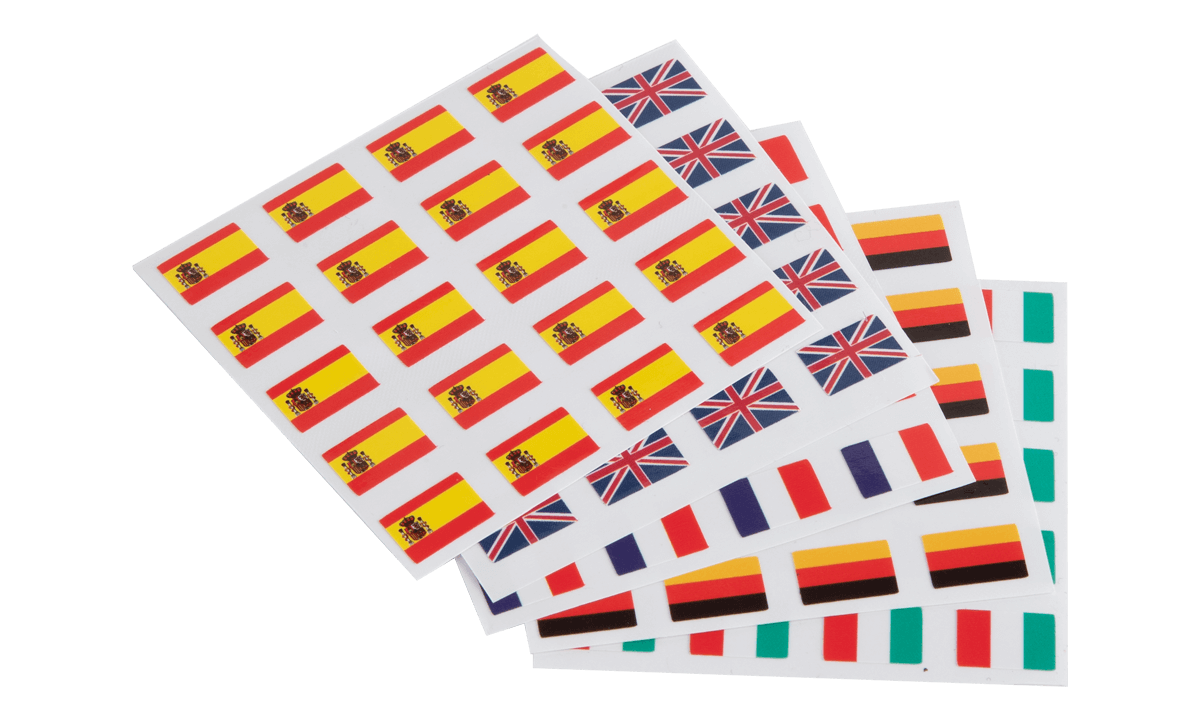 Vlaggenstickers