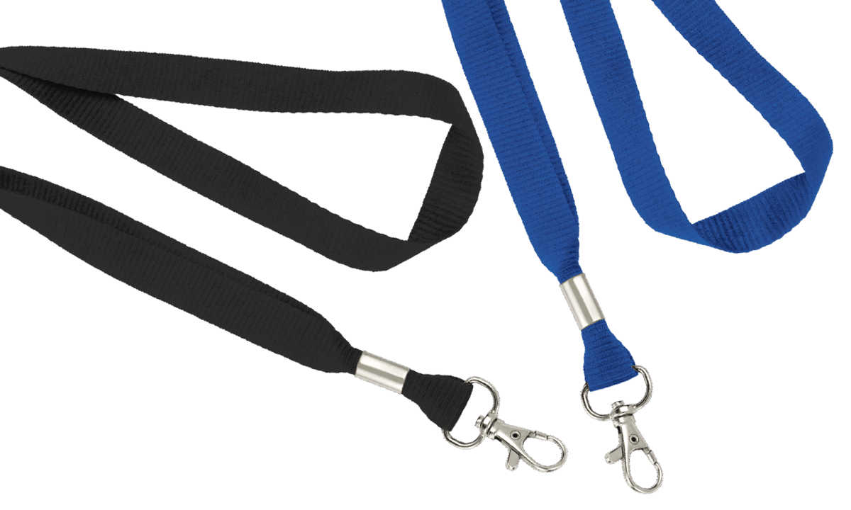 Platte 15 mm lanyard met trekhaak