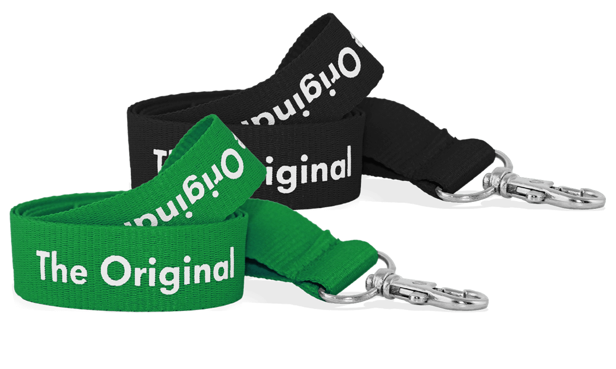 Gepersonaliseerde 20 mm platte lanyard - bedrukking in één kleur