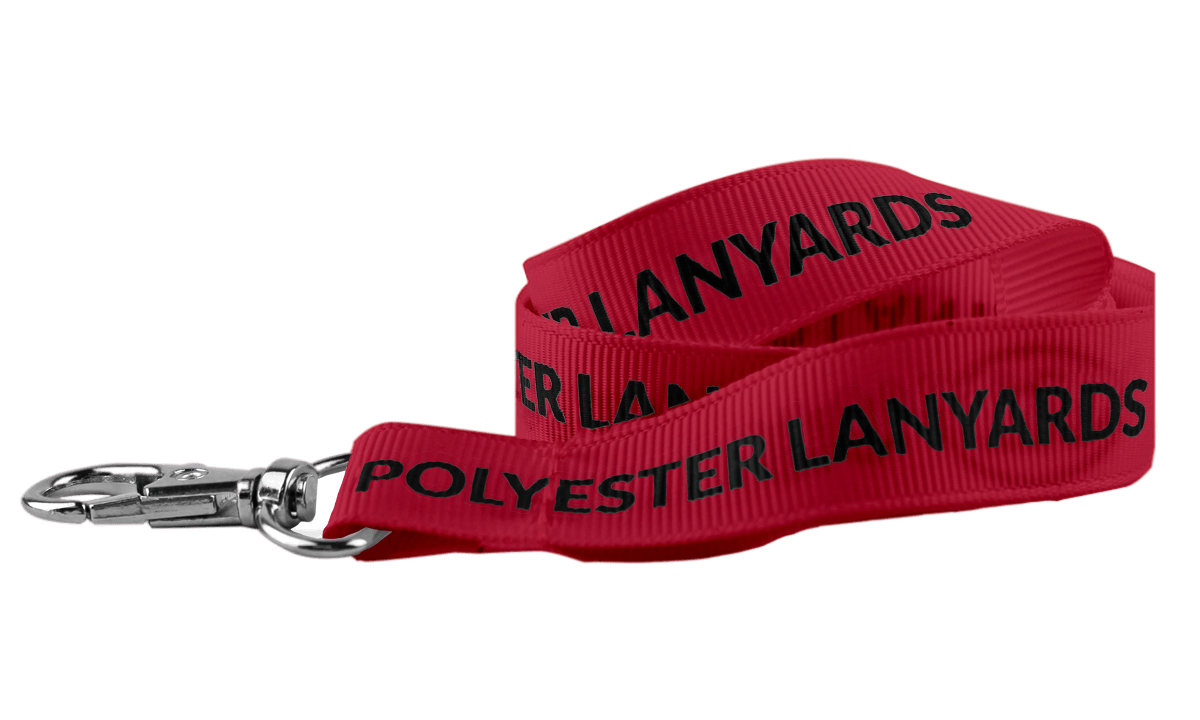Gepersonaliseerde 20 mm economische lanyards voor evenementen - bedrukking in één kleur