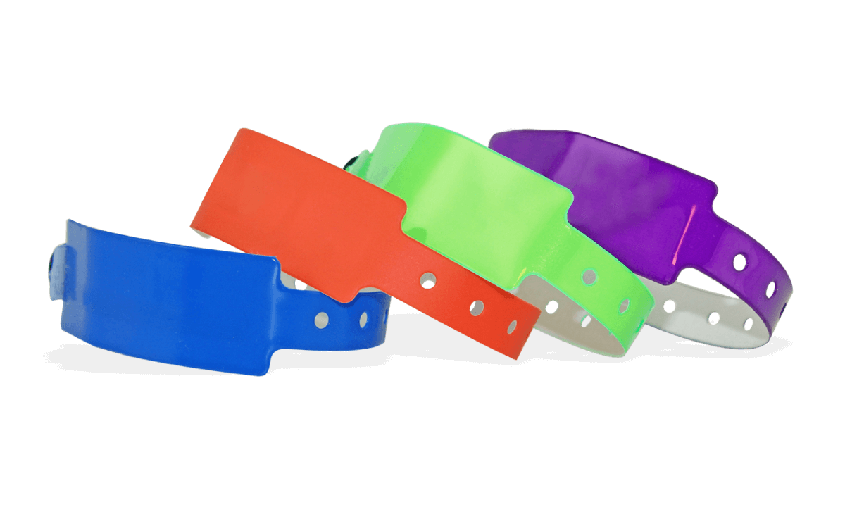 Vinyl Polsbandjes 25 mm, zonder afdruk