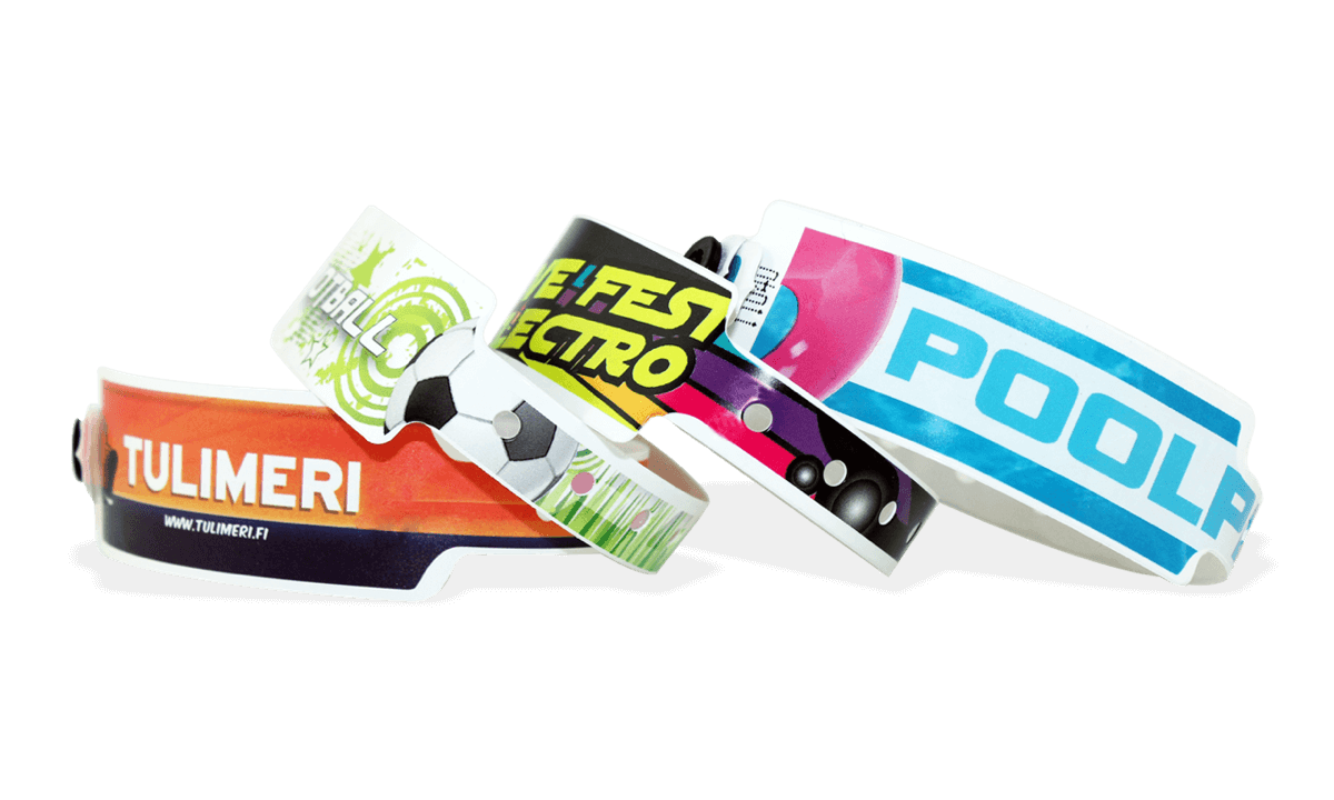 Plastic polsbandjes 25mm - digitale kleurafdruk, foto kwaliteit
