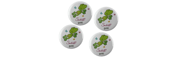 Knop badge 32mm Rond