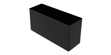 Magicard zwarte kaarten lang formaat 140mm x 54 mm (pak van 100)