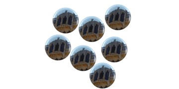 Knop badge 25mm Rond