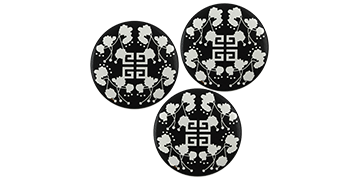 Knop badge 38mm Rond