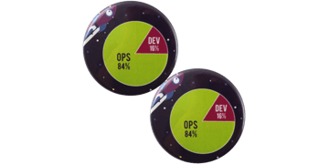 Knop badge 45mm Rond