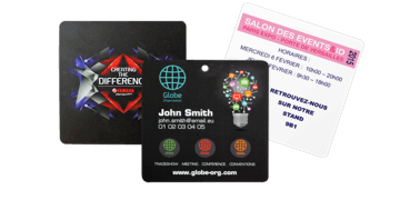 Event Badge 95mm X 98mm (PVC)