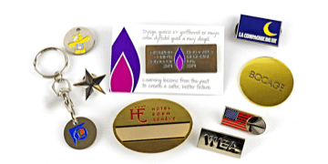 Zachte glazuur Metaal Badges