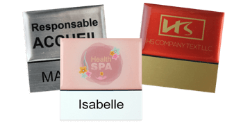 Premium Herbruikbare Naam badge, 50 X 50 mm - 18 mm zelfklevende etiketten