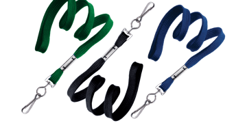 Buisvormige 10 mm lanyard met metalen draaihaak