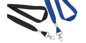 Platte 15 mm lanyard met trekhaak