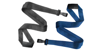 10 mm Lanyards van 100% gerecycleerd PET met veiligheidssluiting en plastic haak