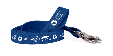 Gepersonaliseerde 10 mm lanyards van gerecycleerd polyester - bedrukking in één kleur