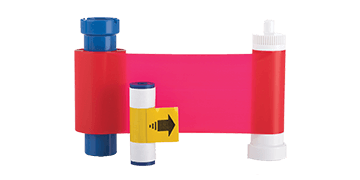 Magicard - Monochroom lint, Rood