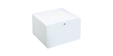 Blanco PVC-kaarten met gat in liggende formaat