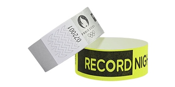 Tyvek polsbandjes 25 mm, met zwarte afdruk