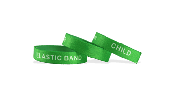 Gepersonaliseerde Stretch polsbandjes, Maat Small