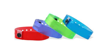 Doorschijnend vinyl polsbandjes, 19mm zonder afdruk